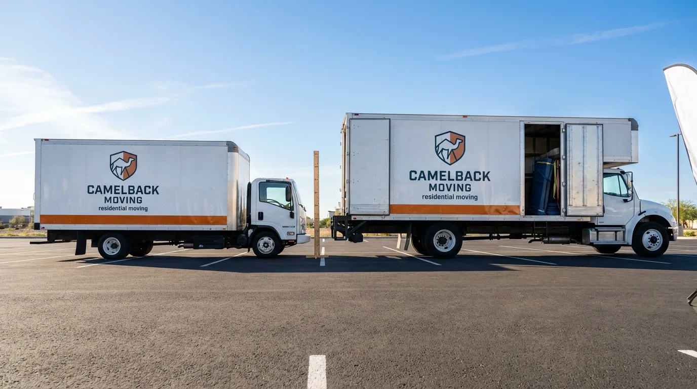 Moving truck size capacity guide in Pocomoke City